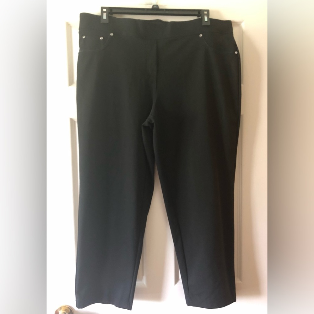 C.D. Daniels Pull-up Pants Size 1X - Black